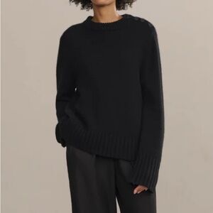 Jenni Kayne Black Grace Crew Neck Sweater